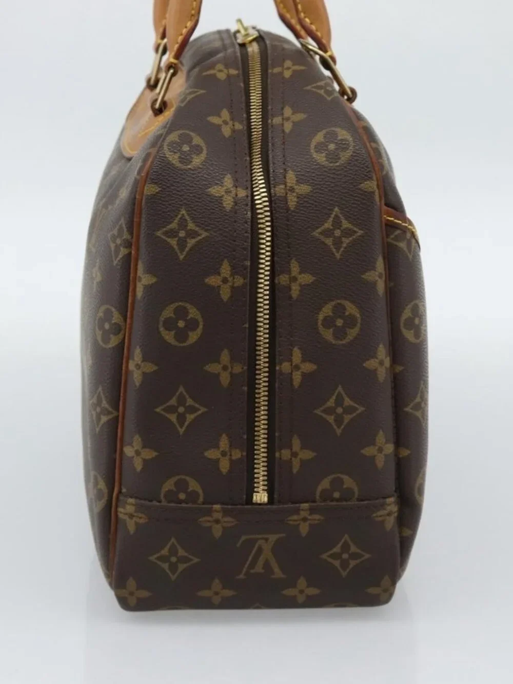 LOUIS VUITTON Monogram Deauville Hand Bag M47270 LV Auth ka4892